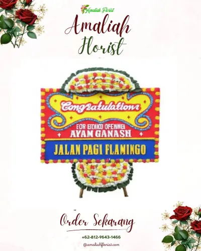 Bunga Papan Congratulation di Kutawaluya